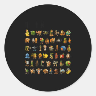 Italian Brainrot Gen-z Meme Funny Brain Rot Christ Classic Round Sticker