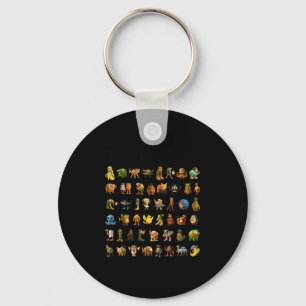 Italian Brainrot Gen-z Meme Funny Brain Rot Christ Key Ring
