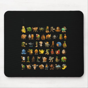 Italian Brainrot Gen-z Meme Funny Brain Rot Christ Mouse Mat