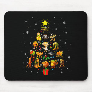 Italian Brainrot Meme Christmas Tree Brain Rot Xma Mouse Mat