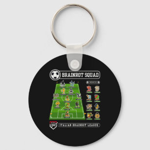 Italian-brainrot Sport Meme Soccer Squad Footll Fu Key Ring