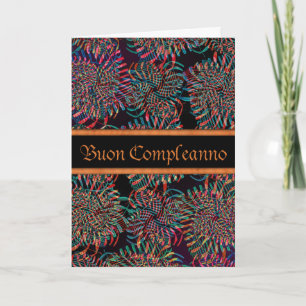 Italian Buon Compleanno Happy Birthday-IncaNight Card