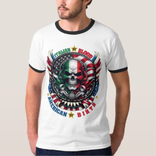 Italian by Blood American by Birth ItalianAmerican T-Shirt