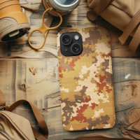 Italian Camo Desert Brown Unique Cargo Pattern