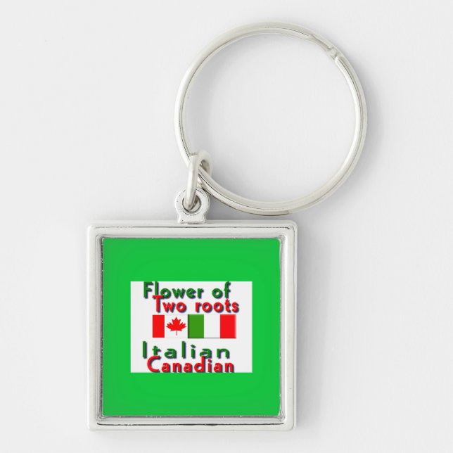 Italian-Canadian Key Ring (Front)