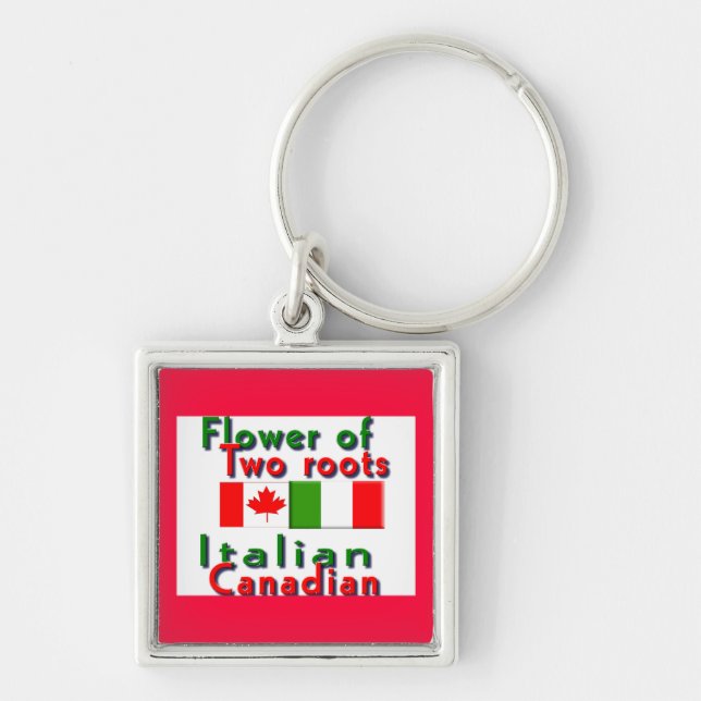 Italian-Canadian Key Ring (Front)