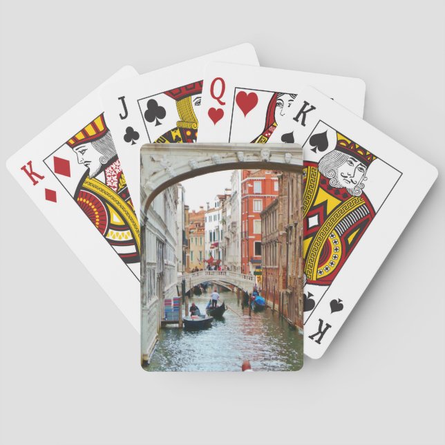 Italian Canals in Venice Playing Cards (Back)