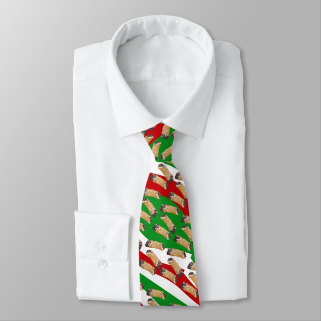 Italian Cannoli Dessert Tie (Tied)