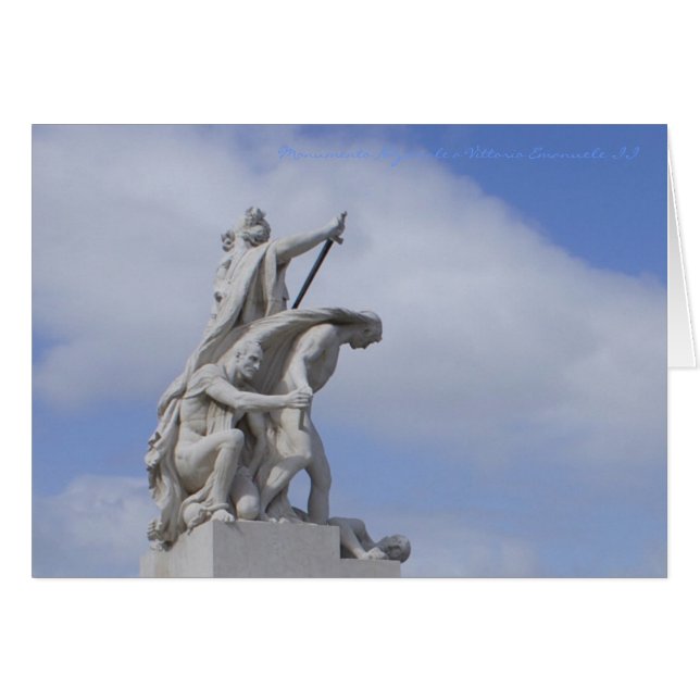 Italian cards, Monument to Victor Emmanuel Rome (Front Horizontal)