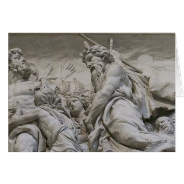 Italian cards, San Giovanni in Laterano Rome (Front Horizontal)