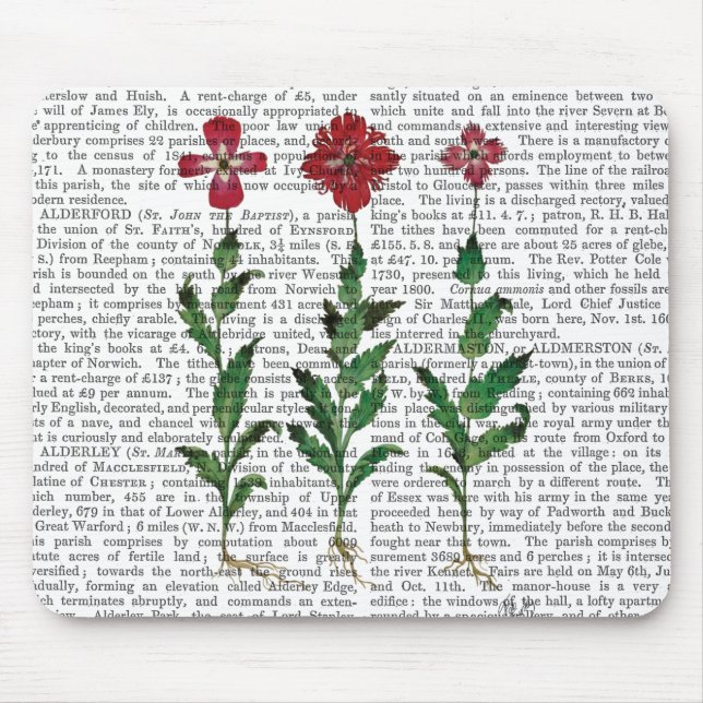 Italian Carnation 1 Mouse Mat (Front)