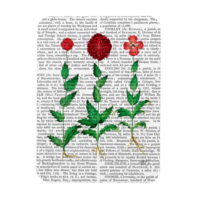 Italian Carnation 2 Magnet (Vertical)