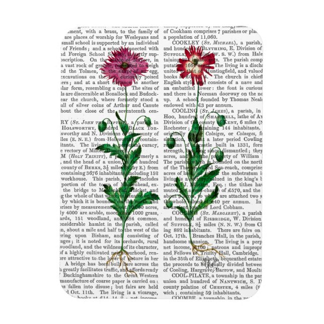 Italian Carnation 3 Magnet (Vertical)
