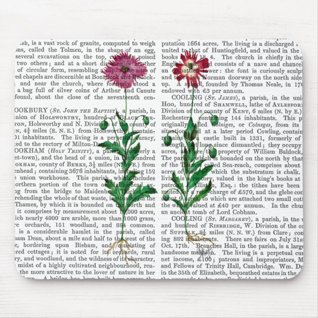 Italian Carnation 3 Mouse Mat (Front)