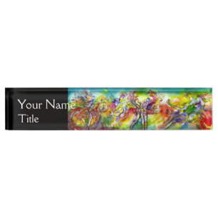 ITALIAN CARNIVAL Dance,Music Event Coordinator Nameplate