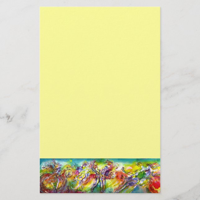 ITALIAN CARNIVAL / Dance,Music,Theater Stationery (Front)