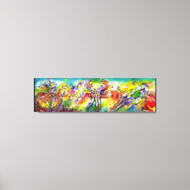 ITALIAN CARNIVAL / Dance,Music,Theatre Canvas Print (Front)