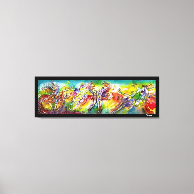 ITALIAN CARNIVAL / Dance,Music,Theatre Canvas Print (Front)