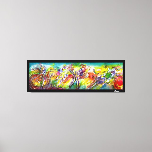 ITALIAN CARNIVAL / Dance,Music,Theatre Canvas Print (Front)