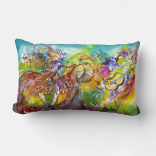 ITALIAN CARNIVAL / Dance,Music,Theatre Lumbar Cushion