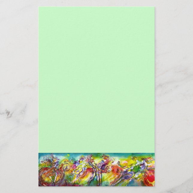 ITALIAN CARNIVAL / Dance,Music,Theatre Stationery (Front)