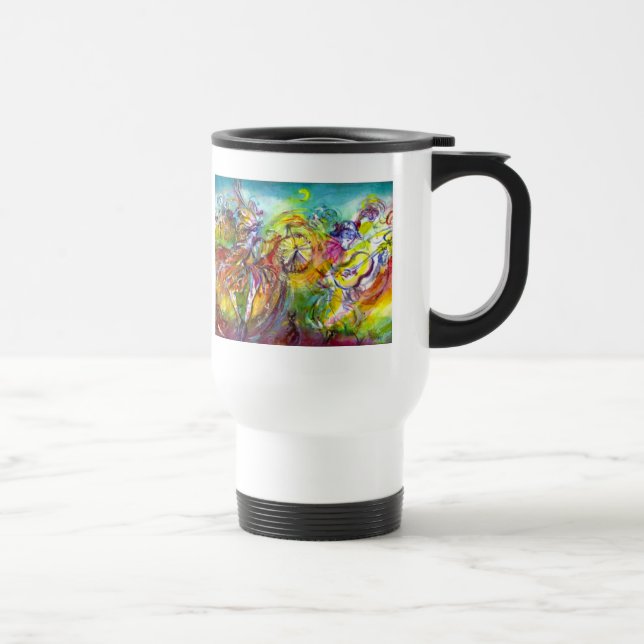 ITALIAN CARNIVAL / Dance,Music,Theatre Travel Mug (Right)