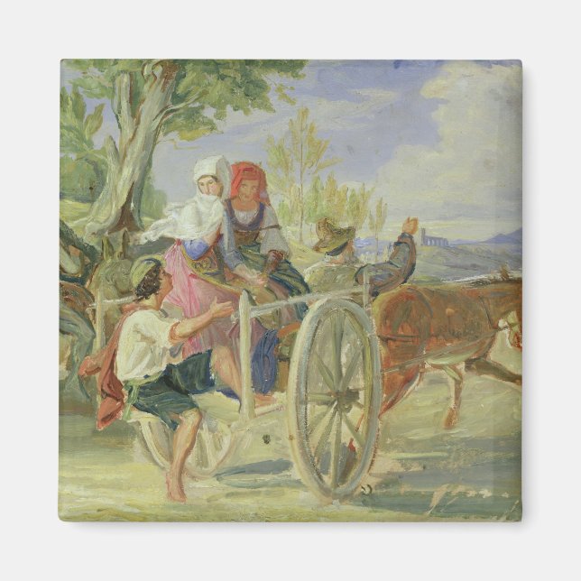 Italian Cart Magnet (Front)