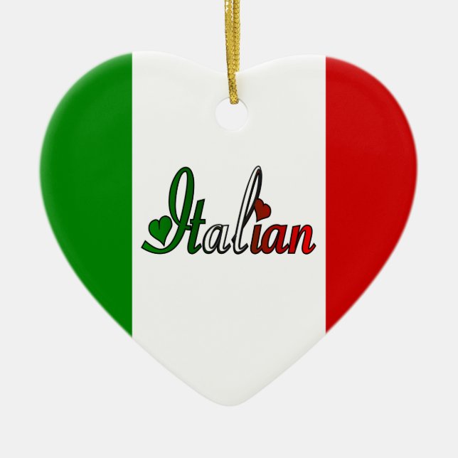Italian Ceramic Tree Decoration (Front)