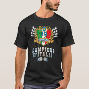 Italian Champions Intelliga Scudetto Fan Amara Ner T-Shirt