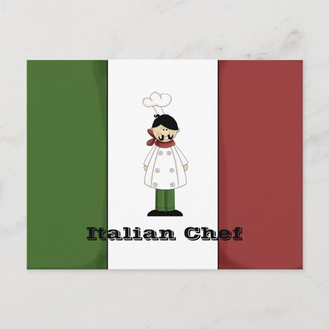 Italian Chef #5 Recipe Card (Front)