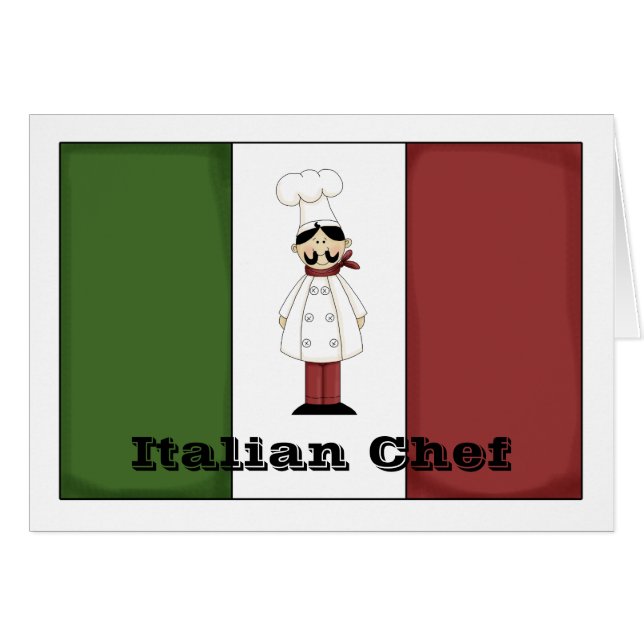 Italian Chef #6 Card (Front Horizontal)