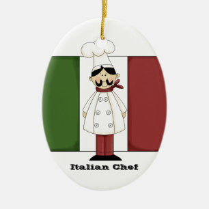 Italian Chef #6 Kitchen Ornament