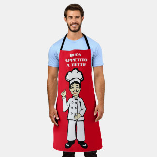 Italian chef apron