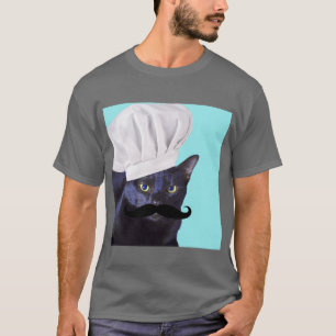 Italian Chef, Black Cat T-Shirt