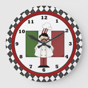 Italian Chef Clock 2