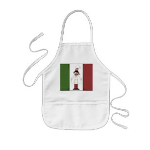 Italian Chef kitchen fun kids apron