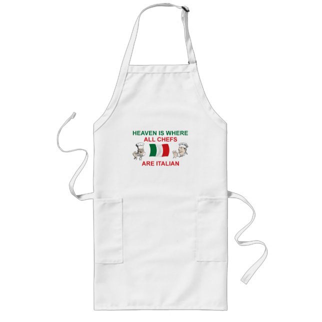 Italian Chefs Long Apron (Front)