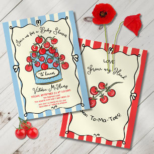Italian Cherry Tomato Baby Shower Invitation
