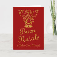 Italian Christmas greeting card | Buon Natale