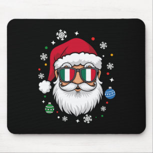 Italian Christmas Pajama Funny Italian Matching Fa Mouse Mat