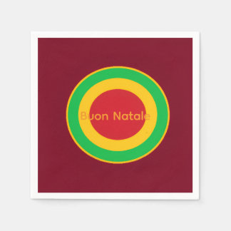 Italian Christmas Paper Party Napkin