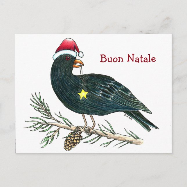 Italian Christmas Postcard "Buon Natale" (Front)