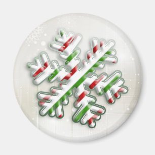 Italian Christmas Snowflake Magnet