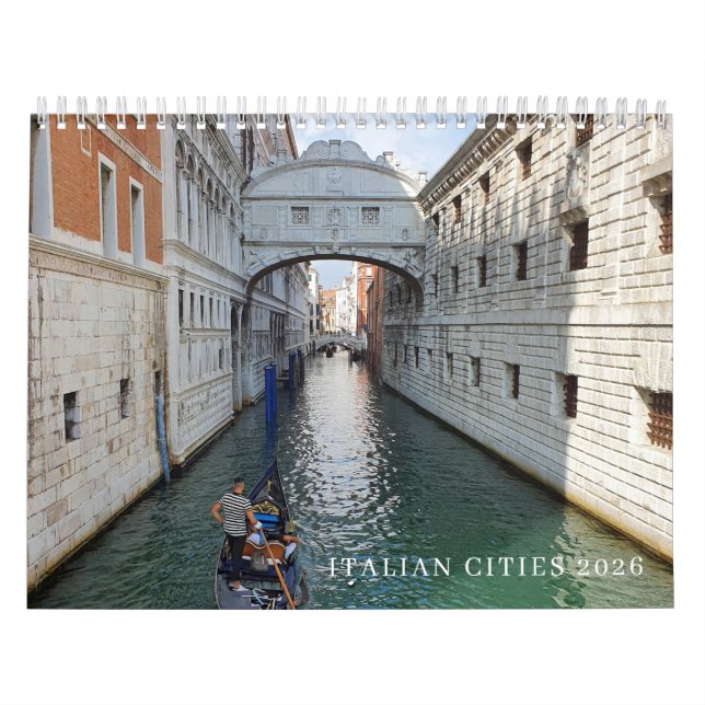 Italian cities 2026 calendar (Cover)