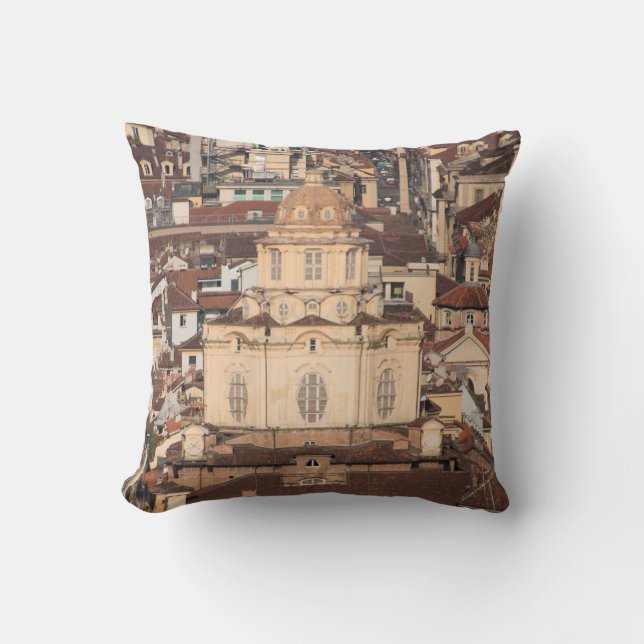 italian city roof viewancient,architecture,buildin cushion (Front)