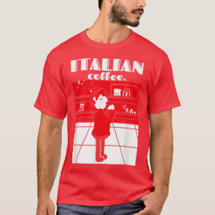 Italian Coffee Lover Espresso Mid Century Modern C T-Shirt