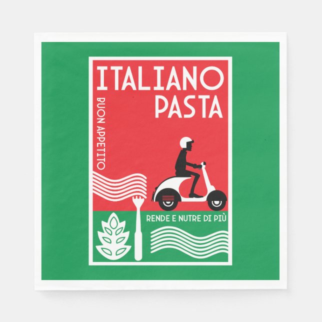 Italian Cook Napkin (Front)