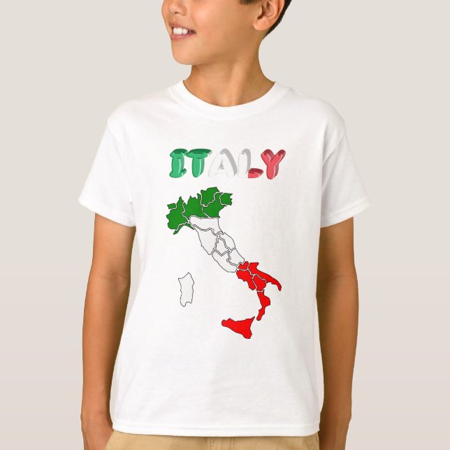 Italian country flag T-Shirt (Front)