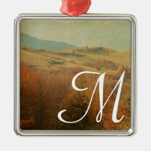 Italian Country Side Monogram Initial Ornament