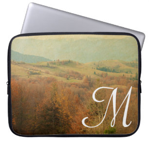 Italian Country Side Roll Monogram 15" Laptop Case
